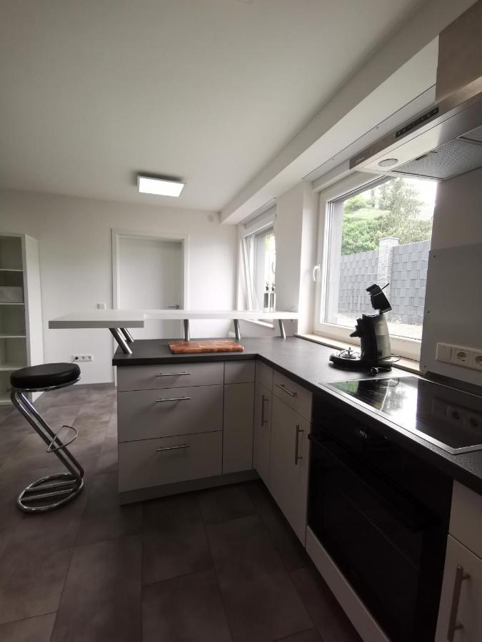 Moderne Wohnung Mit Terrasse Und Eigenem Zugang. 렘샤이트 외부 사진